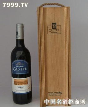 卡斯特干红单支木盒2008