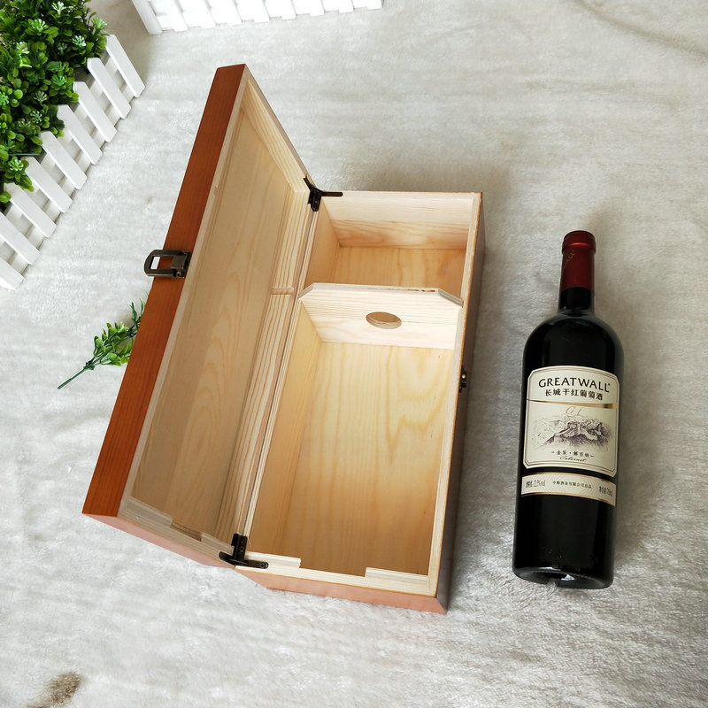 定制单支木质酒盒 洋酒礼品包装盒的精湛工艺与实用价值